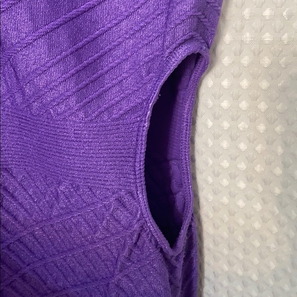 Sexy Bodycon Cutout Purple Dress - Picture 2 of 5